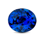 Polished sapphire stone