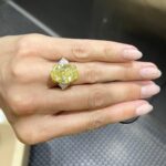 Cheri's dazzling yellow diamond ring