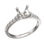 Kp gems diamond ring mounting