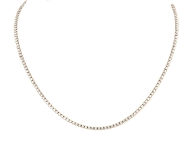 16” 3 carats 14k Tennis Necklace Necklaces