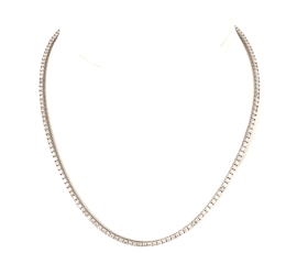 16” 14k Tennis Necklace 6.5 carats Necklaces