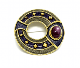 #Leo deVroomen Star Ruby Pin Pins Broches