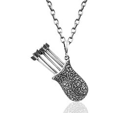 Sterling Silver Arrows Pendant Necklaces